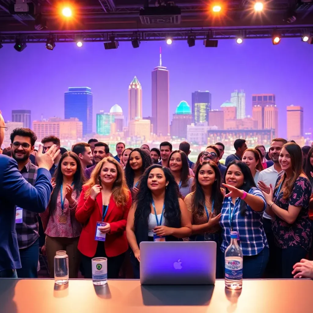 Entrepreneurs pitching ideas at Kansas City competition