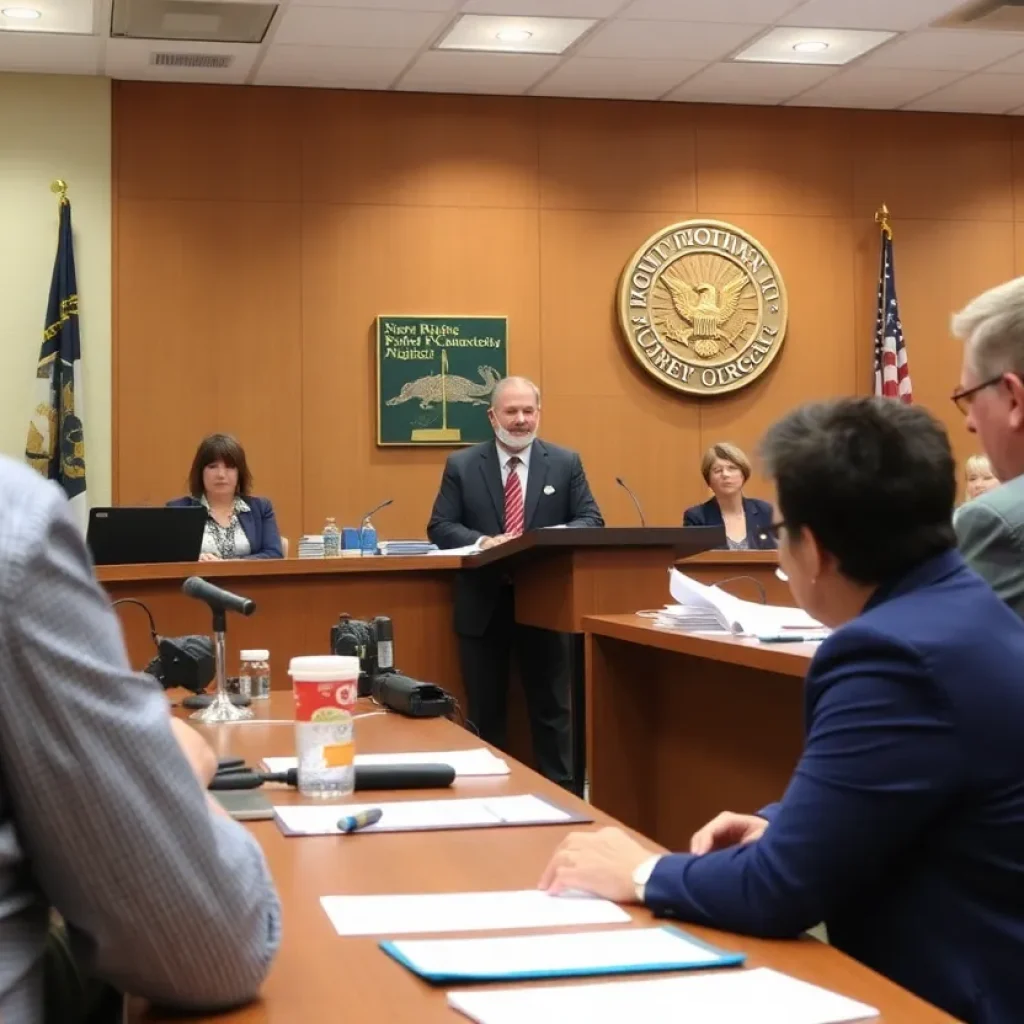 Kansas City council members discussing animal control services.